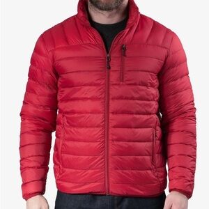 Hawke & Co Red Puffer Jacket